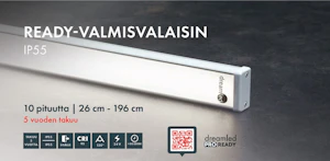 dreamled Työpistevalaisin ready 1760 ip55 25,0w/933 1936lm