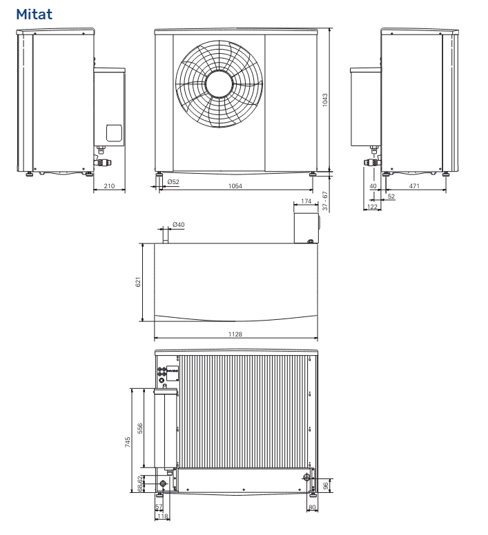 nibe Air to water heat pump nibe polar 12