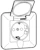 schneider electric Pistorasia artic ip44 1-os. turvas. val