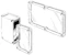 fibox Lock för kapsling pc ekh-80 t 80mm klar