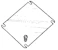 fibox Mounting plate ekhvt (h) 1,5 148x148mm