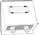 schneider electric Tele socket-outlet 2 x bnc, juotettava, slanting