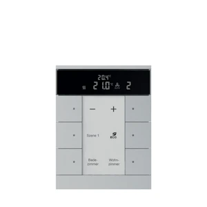abb Room thermostat knx 6-gang rtc-slave alu