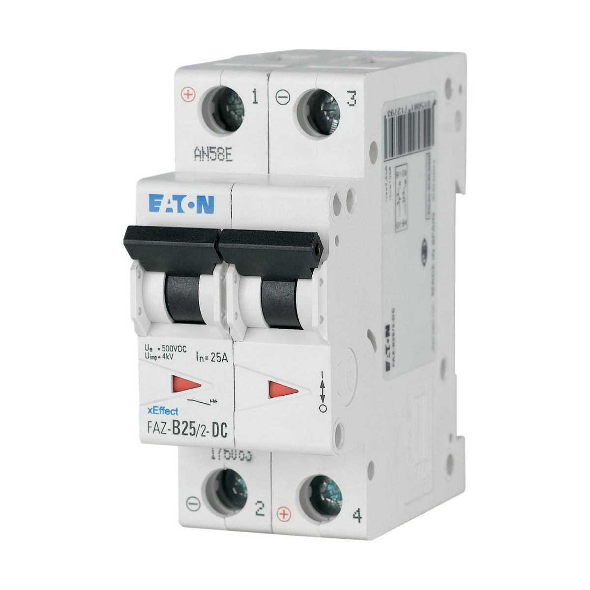 Elementautomat FAZ 2p 25A B DC