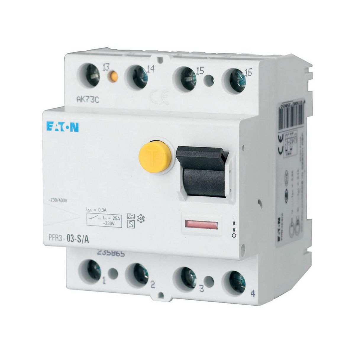 Jordfeilbryter 63A 4P 100Ma S/A
