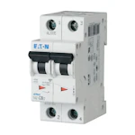 CIRCUIT BREAKER FAZ, CHAR C, 2-POLE, IN=32A, ICN=15KA (IEC