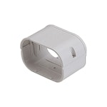 COVERING DUCT INABA DENKO COUPLER WHITE SJ-77-W