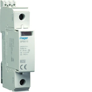 hager Overspenningsvern typ 2, 1-p, it 230v