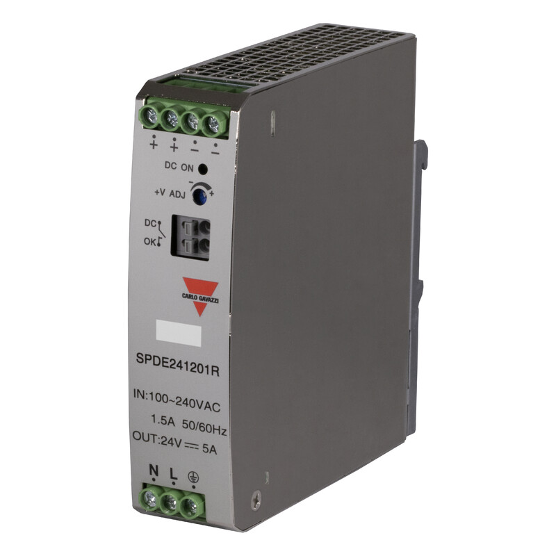 TEHOLÄHDE CARLO GAVAZZI SPDE241201, 120W, 24VDC 5A