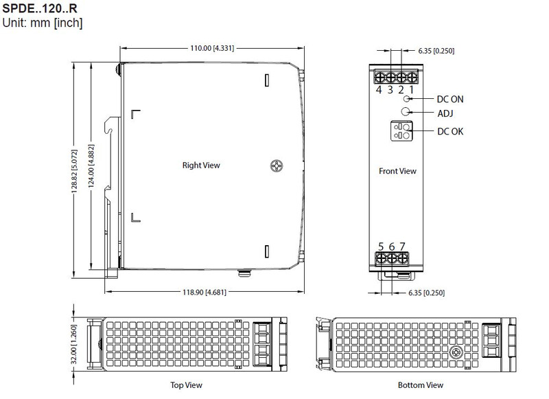 carlo gavazzi Teholähde carlo gavazzi spde241201, 120w, 24vdc 5a
