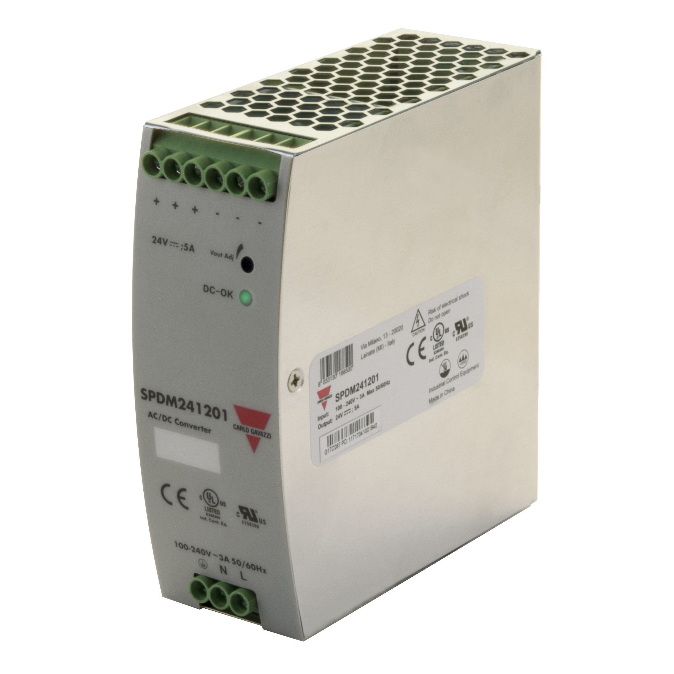NÄTAGGREGAT SPDM 24VDC, 120W