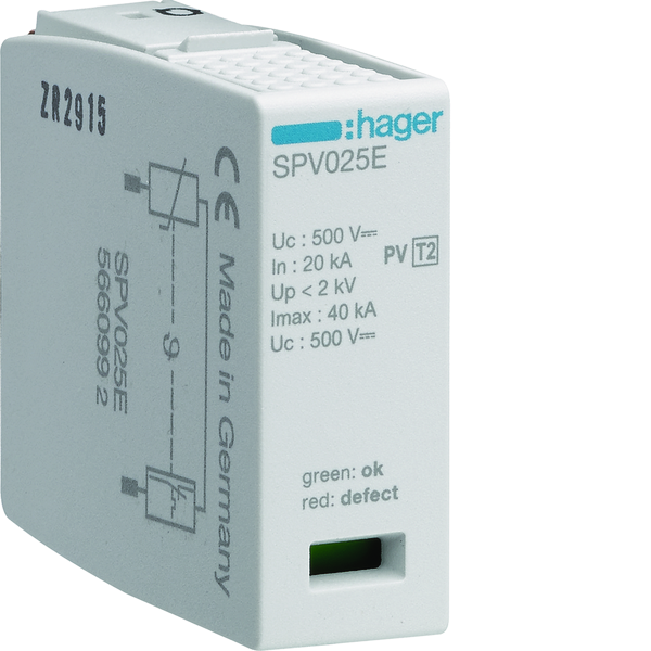 hager Spd spare cartridge spv025e pe-pol spv325