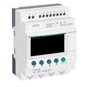 schneider electric Zelio logic 8i/4o 24vdc m/ur sr2b121bd