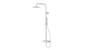 tammiholma Rain shower inox q1 brushed