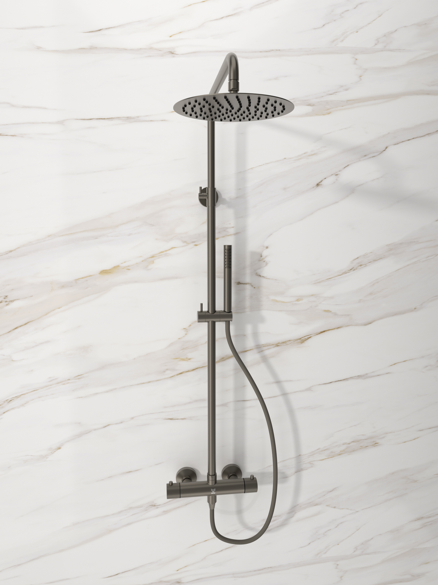 tammiholma Regndusch inox q1 gun metal