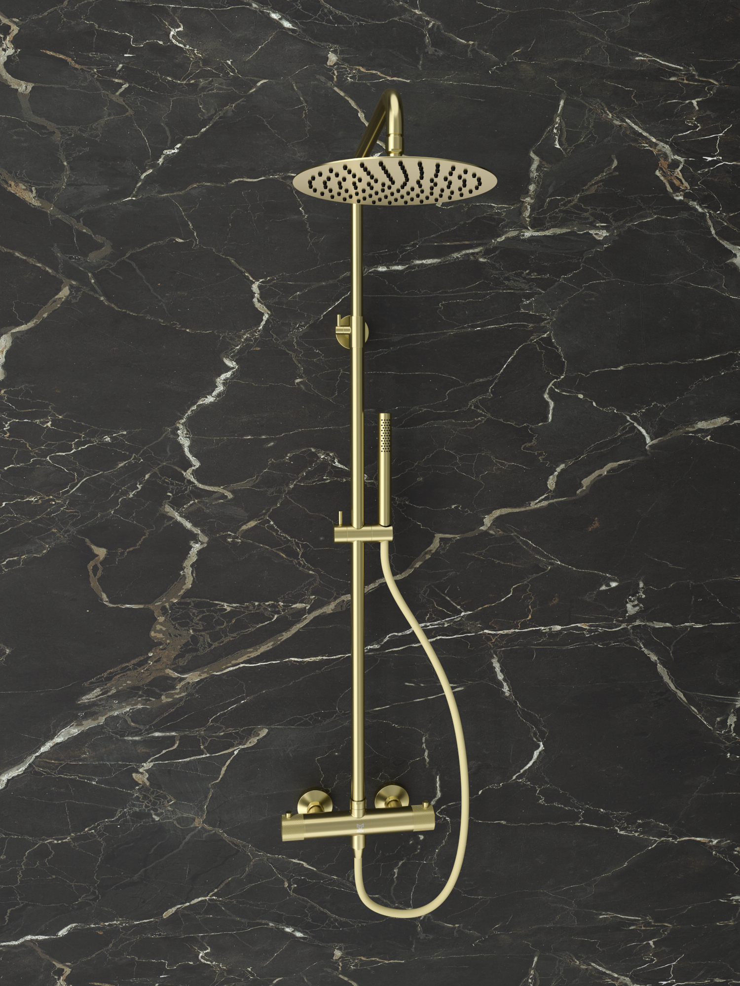 tammiholma Rain shower inox q1 light gold