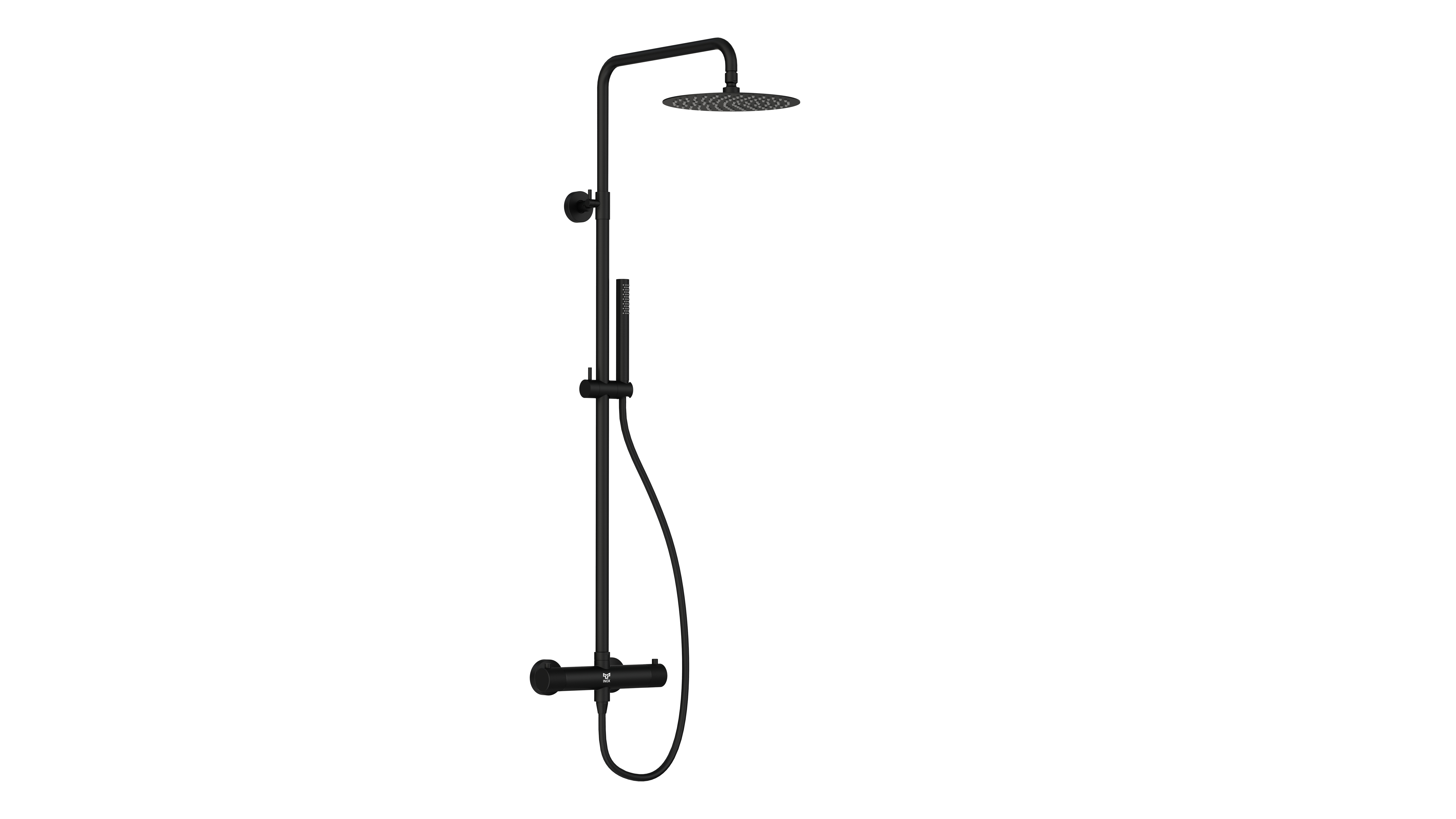tammiholma Rain shower inox q1 matt black