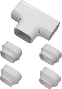 inaba slimduct Installationskanal inaba t-stycke vit st-140-w