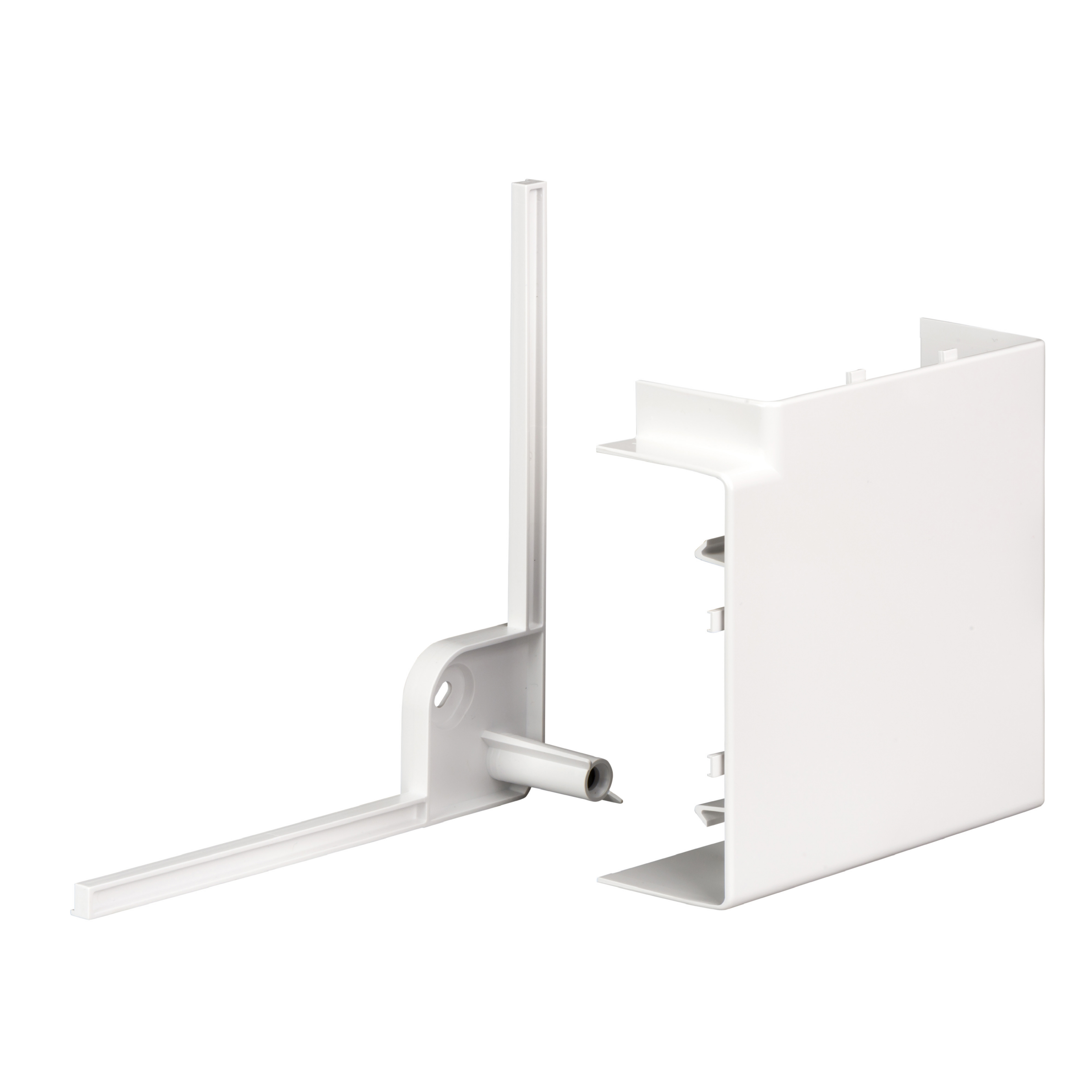 OL45 L-AVGRENING 90° 140MM HVIT