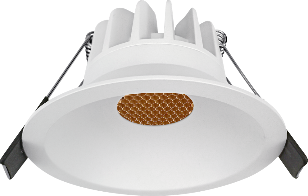 STYX HVIT DOWNLIGHT MED KOBBER RAST | Downlight for LED | Onninen AS