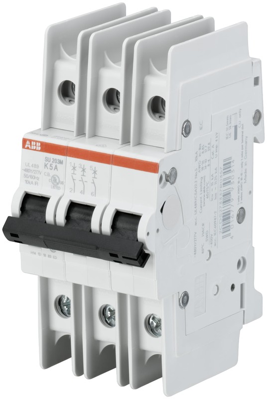abb Circuit breaker su200m 3-poles c-char. 25a