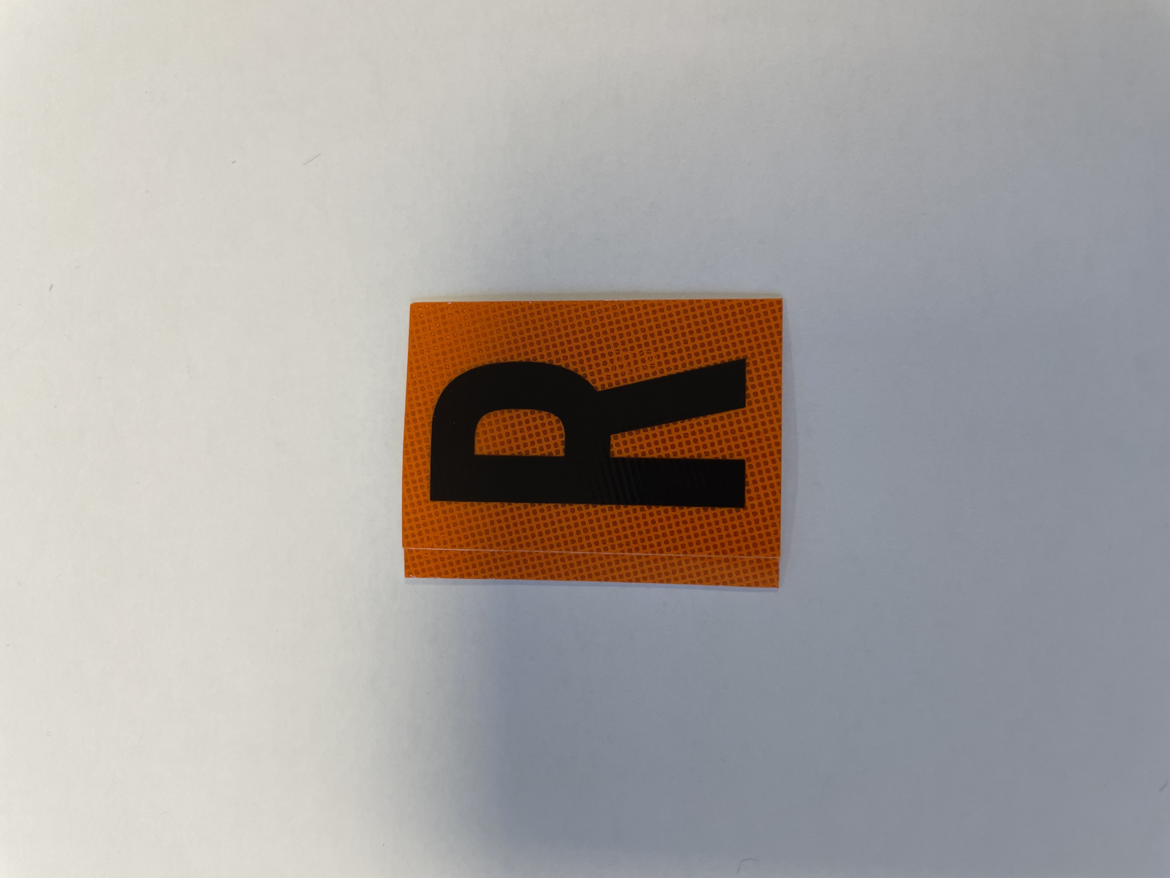 KLISTERMÄRKE 5005-ORANGE MÄRKE R