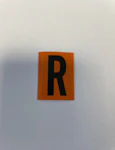 KLISTERMÄRKE 5005-ORANGE MÄRKE R
