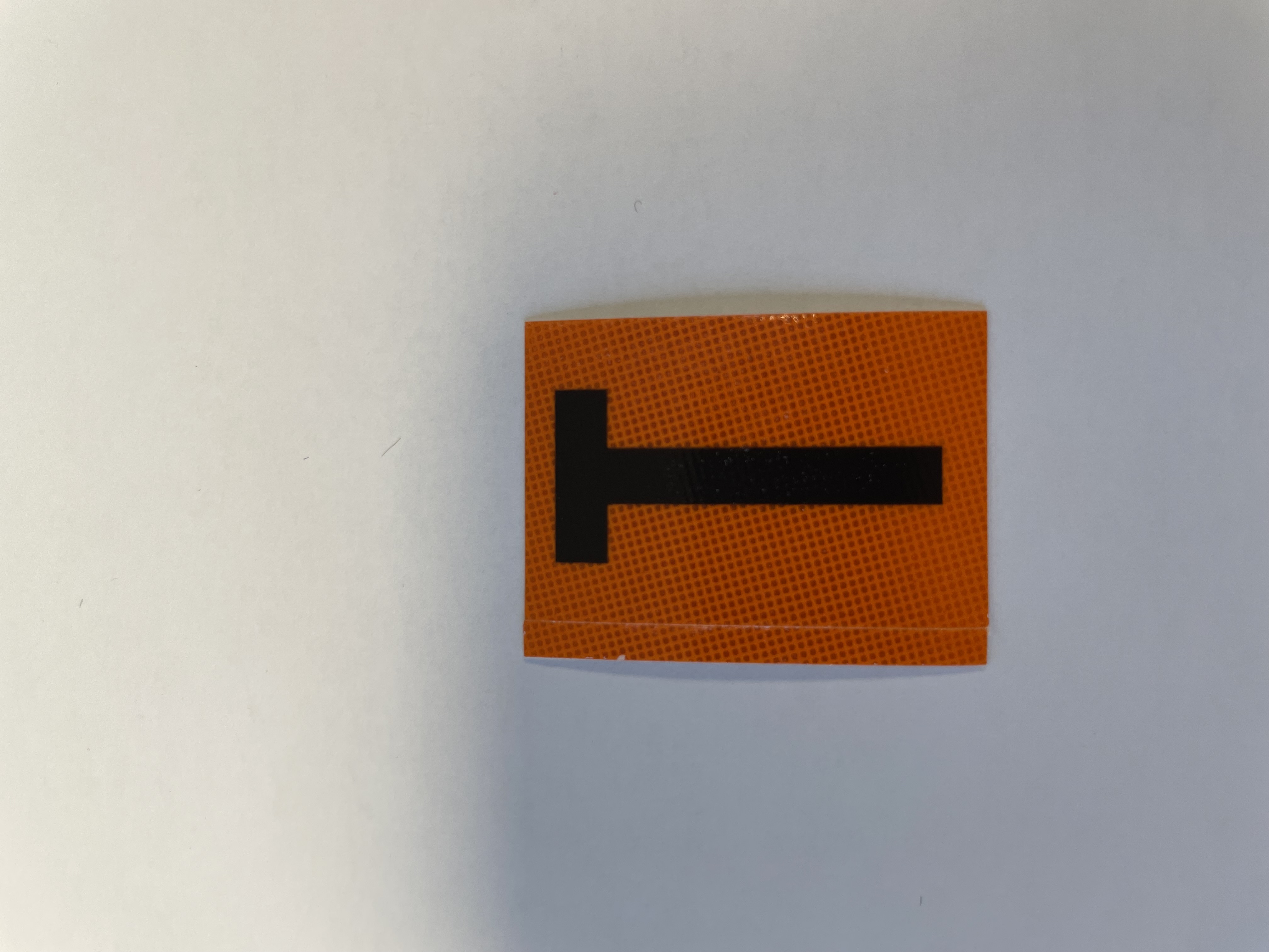 KLISTERMÄRKE 5005-ORANGE MÄRKE T