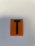 KLISTERMÄRKE 5005-ORANGE MÄRKE T