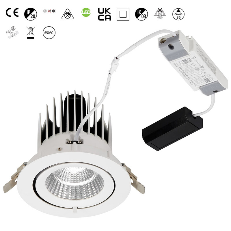 sylvania Downlight signo 152mm 6,3-35w 740-3600lm 930