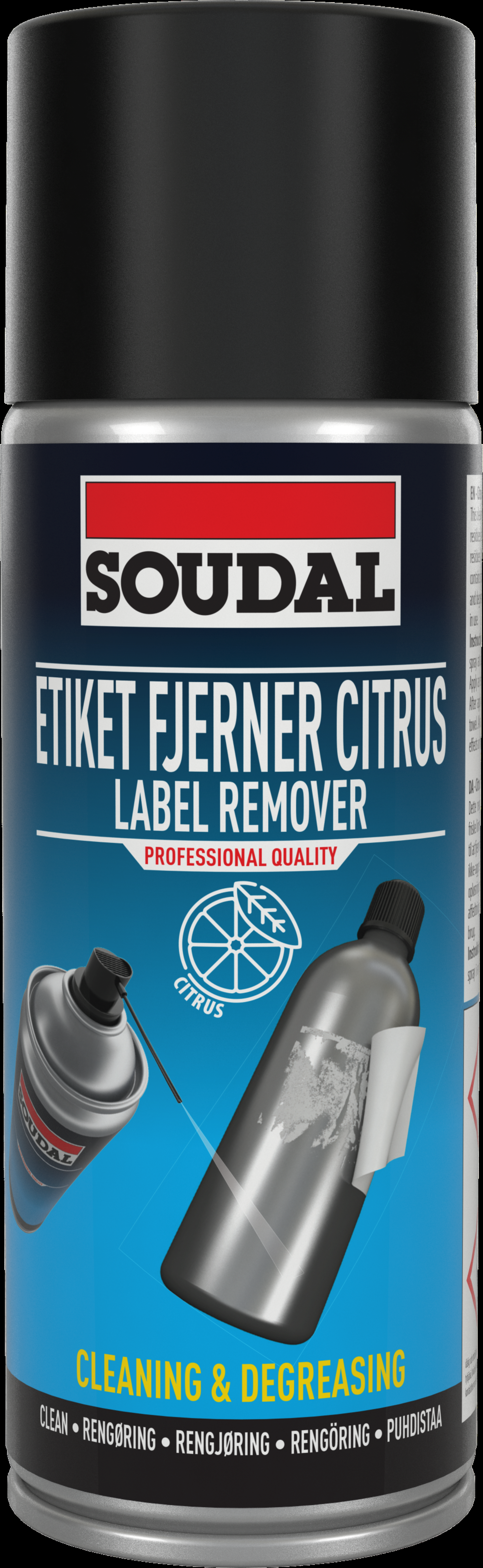 PESUAINE SOUDAL LABEL REMOVER CITRUS 400ML