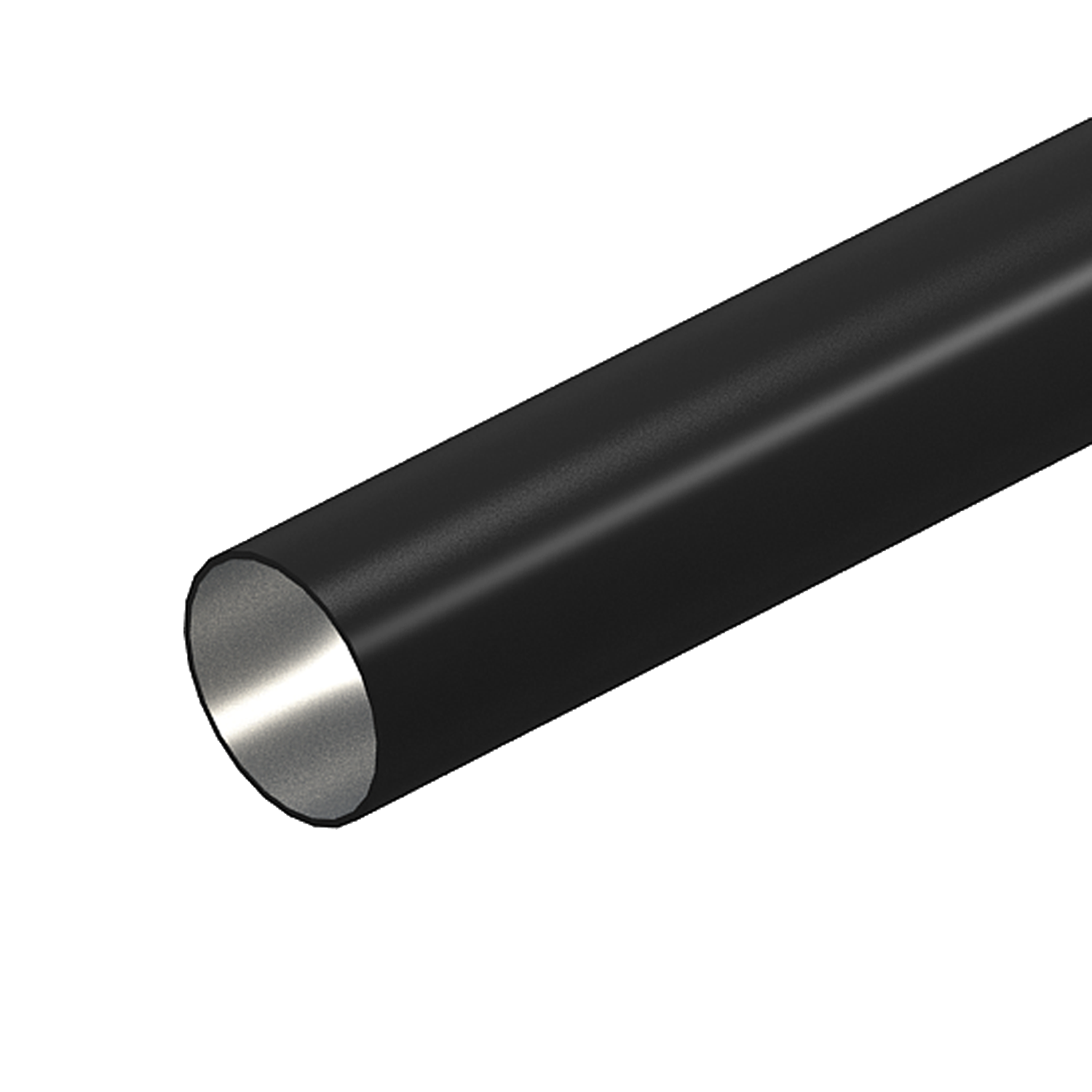 Stålrør 32 mm Sort