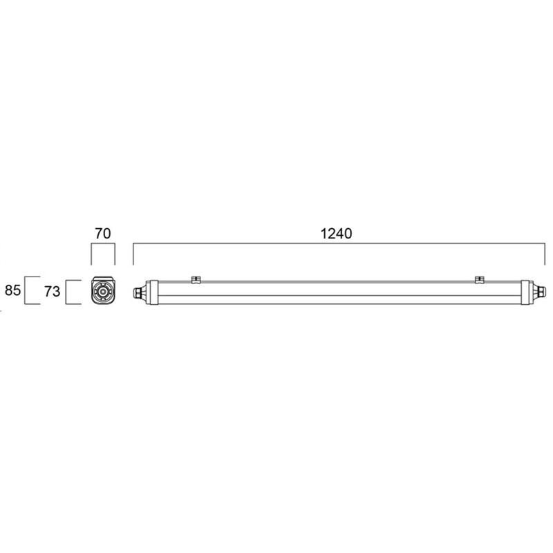 sylvania Teollisuusval. sulj. start wp ip66 1200 34,5w 2300/4650lm 4k