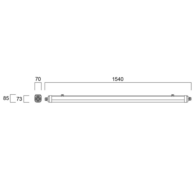 sylvania Teollisuusval. sulj. start wp ip66 1500 52,5w 3800/7300lm 4k