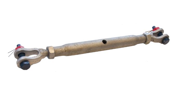 certex Strekkskrue powertex 2 gafler galvanisert 20 mm