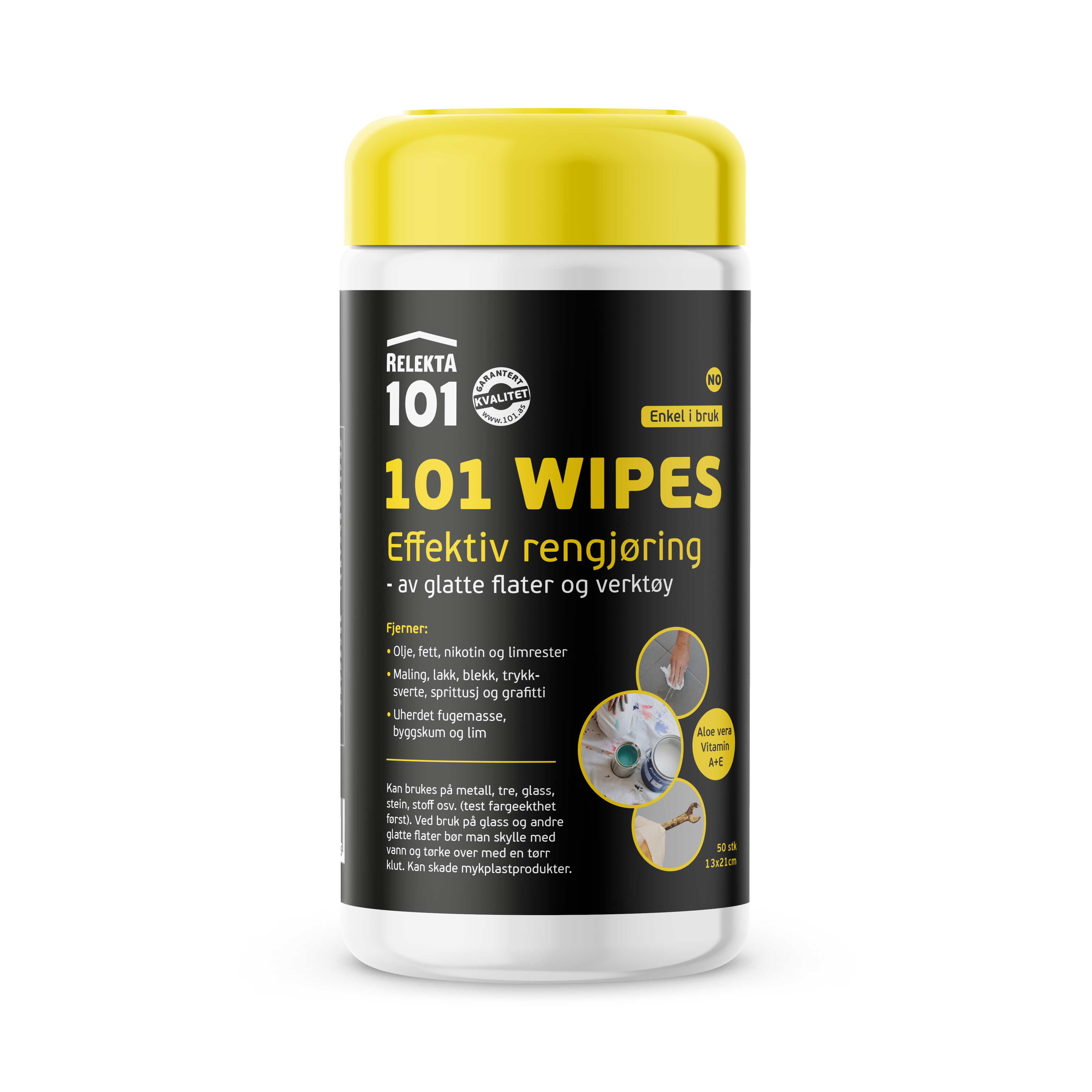 101 Wipes 13x21cm 50 stk.