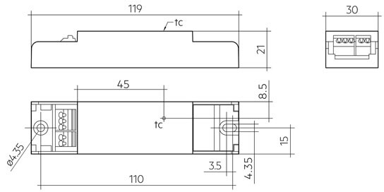 flinkenberg Ohjausyksikkö tridonic basicdim wireless sr