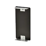 ENDESTYKKE 135X65MM AL/SORT TBP135-2