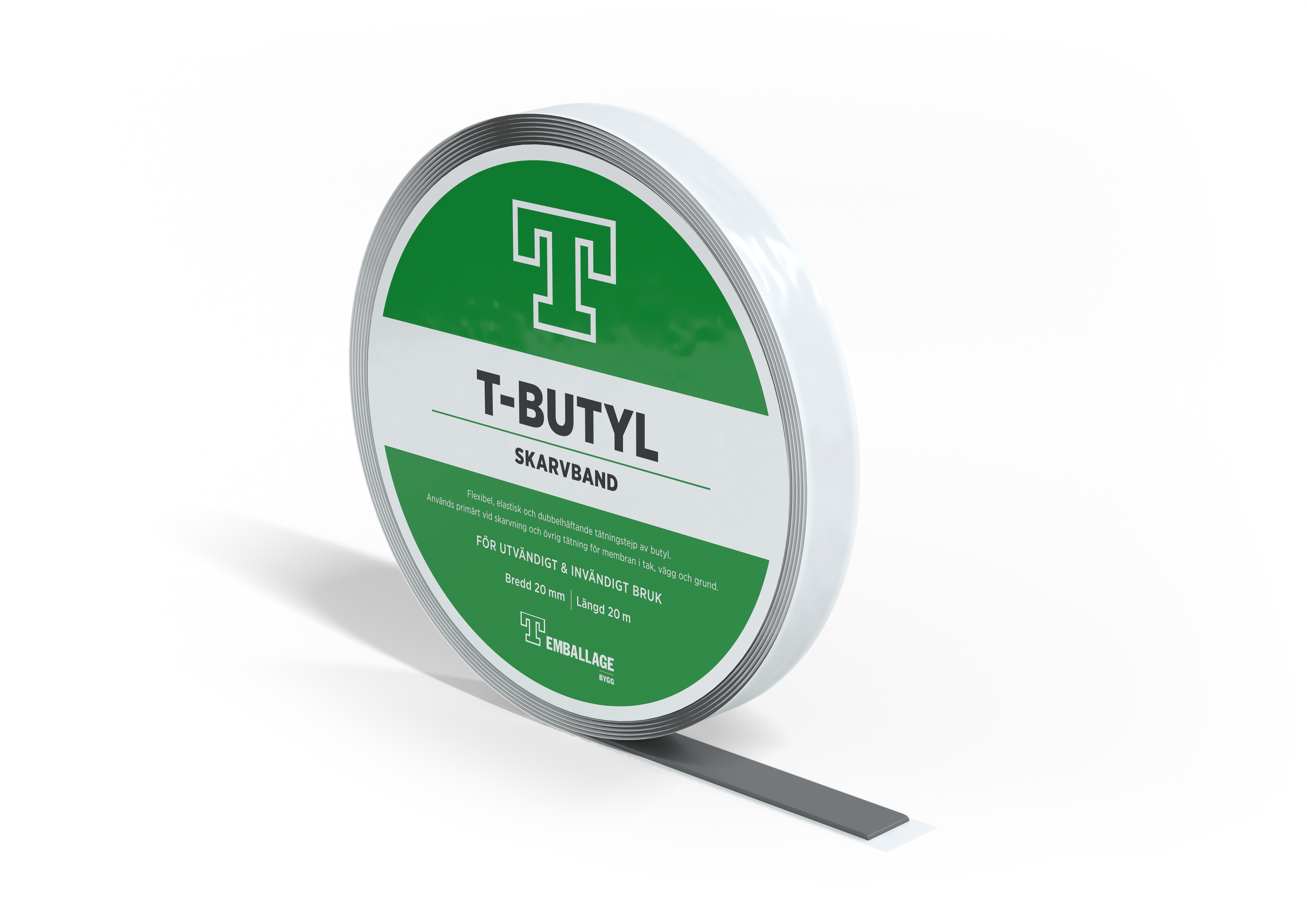 SKARVBAND  T-BUTYL 20X1,5MM 20M