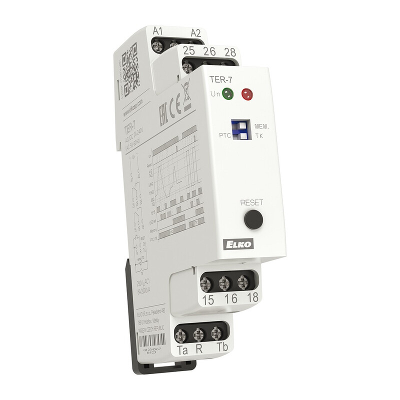 THERMOSTAT 1.8-3.3KOHM PTC 24-240VUC DIN