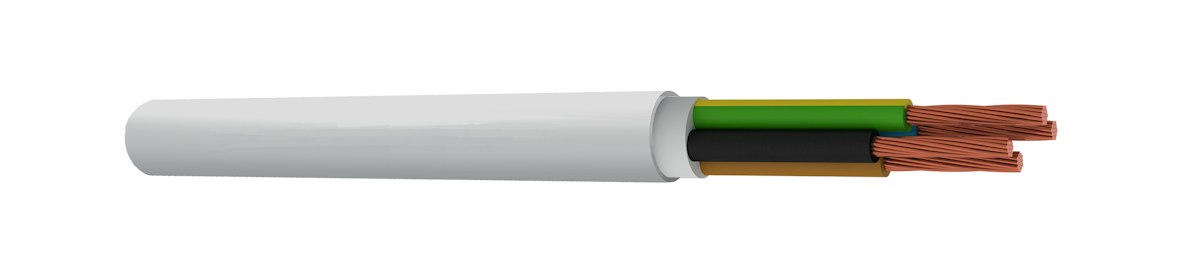 TFXP MR Flex 3G2.5mm2 Hvit | Kabel installasjon 0,5-1kV | Onninen AS