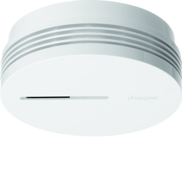 hager Optical smoke detector tg600al bat. 3v 10y ip30 white