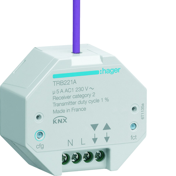 hager Output module knx trb221 1x6a pf. v r jseka