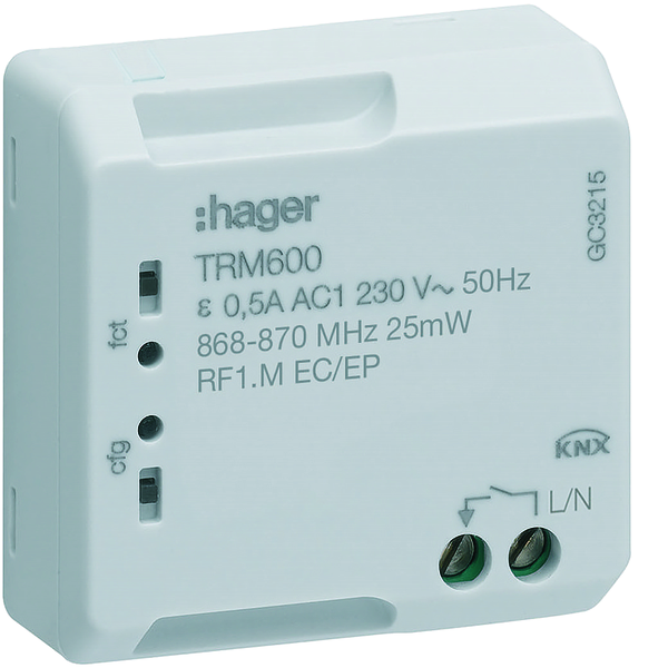 hager Tulo/lähtöyksikkö knx trm600 0,5a+2pv 230v uppo