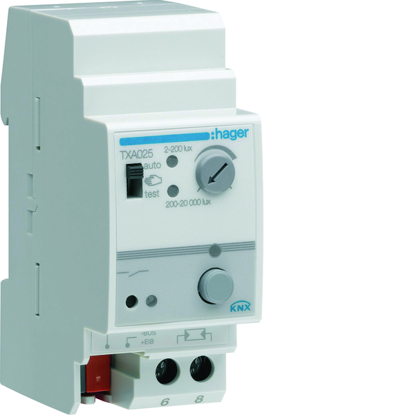 hager Hämäräkytkin knx hager txa025 1k 2-2000lux t din