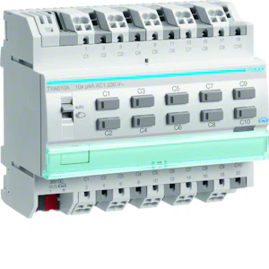 hager Utgångsenhet knx tya610a 10x4a rlv din