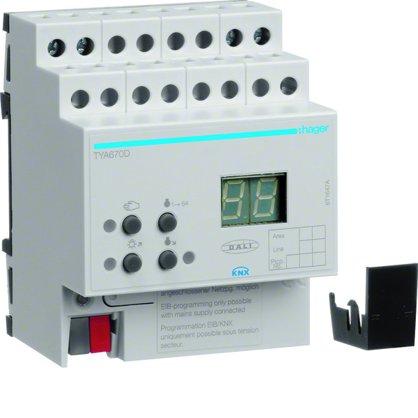 hager Väylämuunnin knx hager tya670d knx/dali max 64 lait.