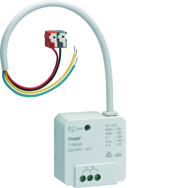 hager Lähtöyksikkö knx tyb692f 2x6a+2pv rlv t useka