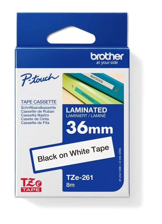 TAPE 36MM SVART/VIT