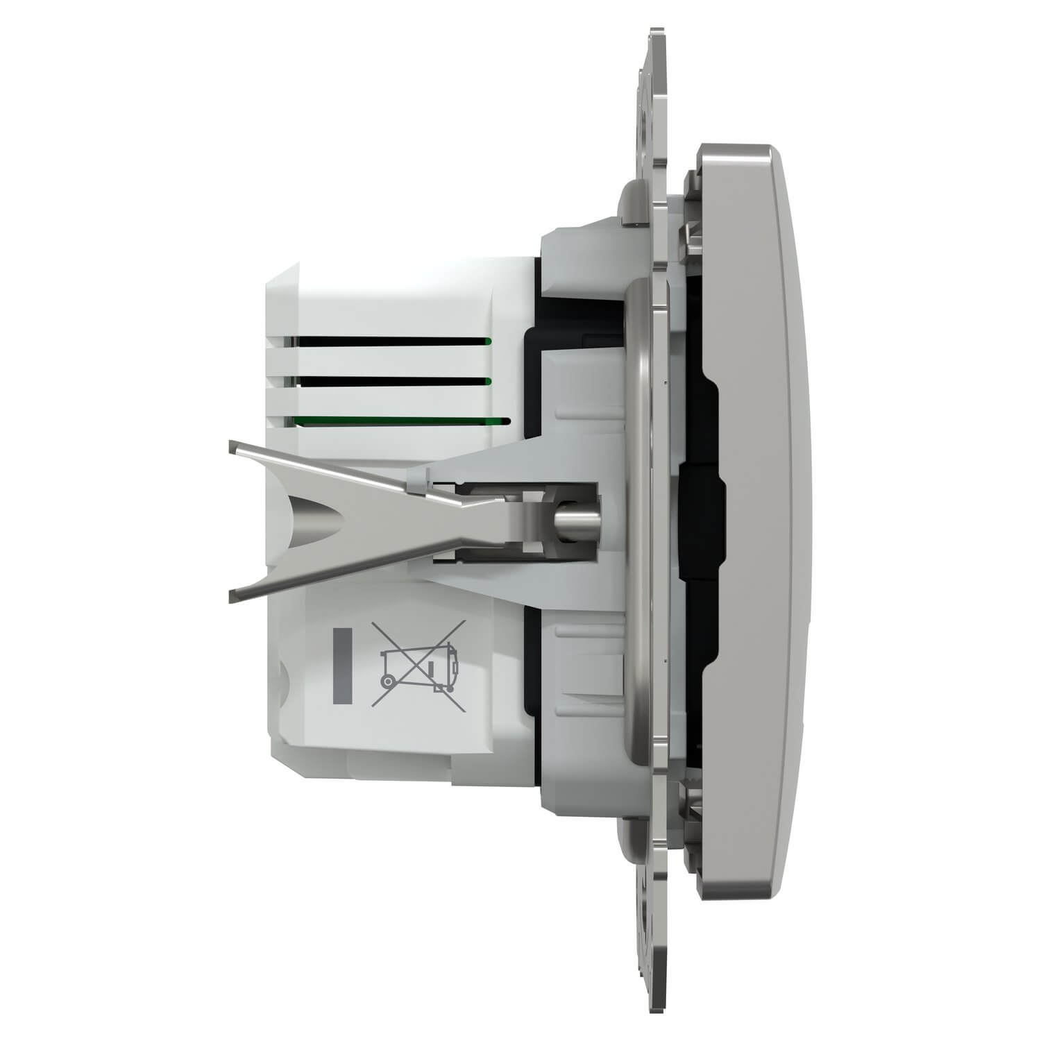 schneider electric Sedna design usb laadija a+c 3a 21w alu